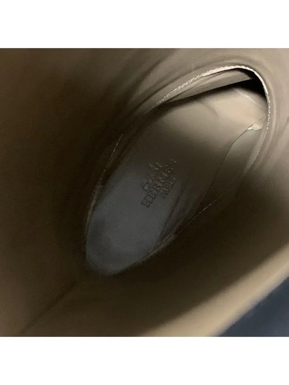 Hermes Story 50 Kelly Leather Long Boots Black
